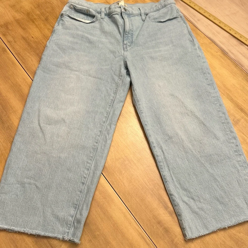 MADEWELL THE PERFECT VINTAGE WIDE-LEG CROP JEAN PETITE - Picture 6 of 9